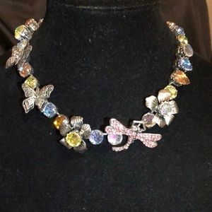 Dragonfly jeweled necklace